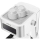 Кофеварка рожковая Kitfort КТ-7139 1050Вт белый/нержавеющая сталь