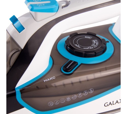 Утюг Galaxy Line GL 6107 2800Вт белый/серый