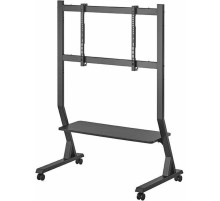 Подставка для телевизора Ultramounts UM306B черный 45"-90" макс.60кг напольный мобильный