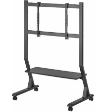 Подставка для телевизора Ultramounts UM306B черный 45"-90" макс.60кг напольный мобильный