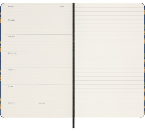 Еженедельник Moleskine LE PRESCIOUS & ETHICAL SILK 130х210мм недатир. обложка текстиль 240стр. синий Еженедельник Moleskine LE PRESCIOUS & ETHICAL SILK 130х210мм недатир. обложка текстиль 240стр. синий