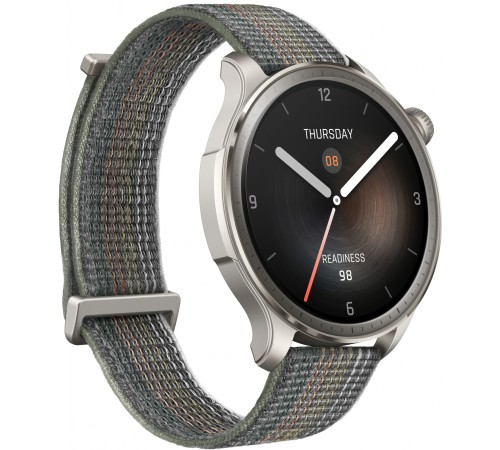 Смарт-часы Amazfit Balance A2287 46мм 1.5" AMOLED корп.серый рем.серый разм.брасл.:150-210мм (1746352)