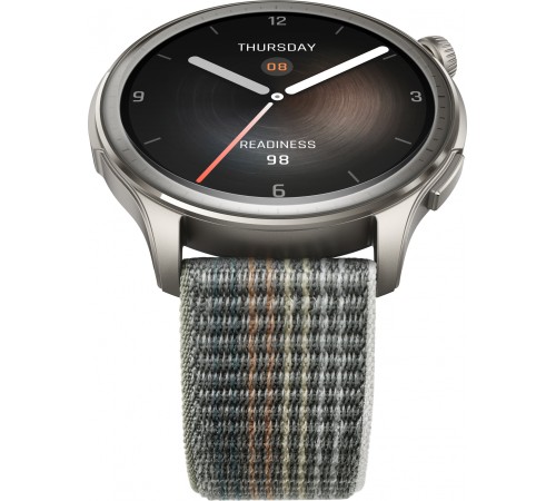 Смарт-часы Amazfit Balance A2287 46мм 1.5" AMOLED корп.серый рем.серый разм.брасл.:150-210мм (1746352)