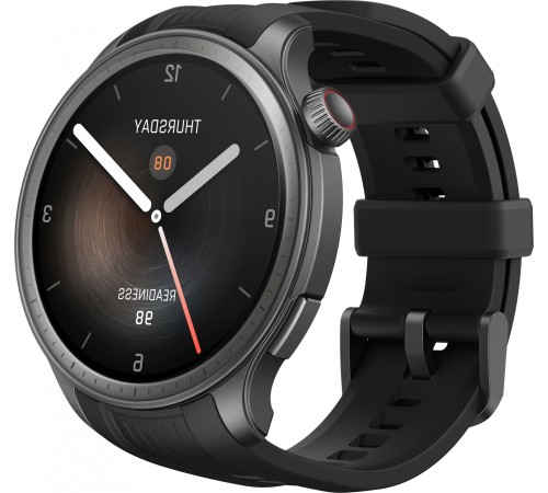 Смарт-часы Amazfit Balance A2287 46мм 1.5" AMOLED корп.черный рем.черный разм.брасл.:140-215мм (1746353)