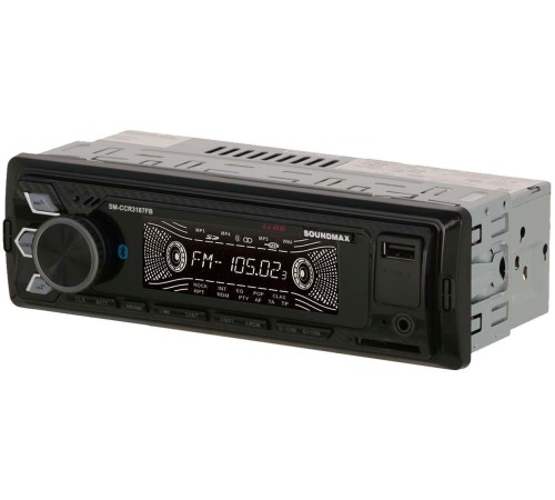 Автомагнитола Soundmax SM-CCR3187FB 1DIN 4x45Вт (SM-CCR3187FB(ЧЕРНЫЙ)\G) Автомагнитола Soundmax SM-CCR3187FB 1DIN 4x45Вт (SM-CCR3187FB(ЧЕРНЫЙ)\G)