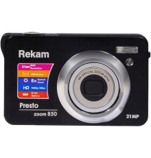 Фотоаппарат Rekam Presto zoom 850 bl черный 21Mpix 2.7" 1080p SDHC/MMC CMOS IS el/Li-Ion
