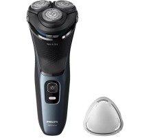 Бритва роторная Philips S3144/00 реж.эл.:3 питан.:аккум. темно-синий