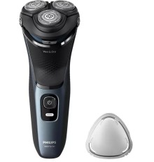 Бритва роторная Philips S3144/00 реж.эл.:3 питан.:аккум. темно-синий