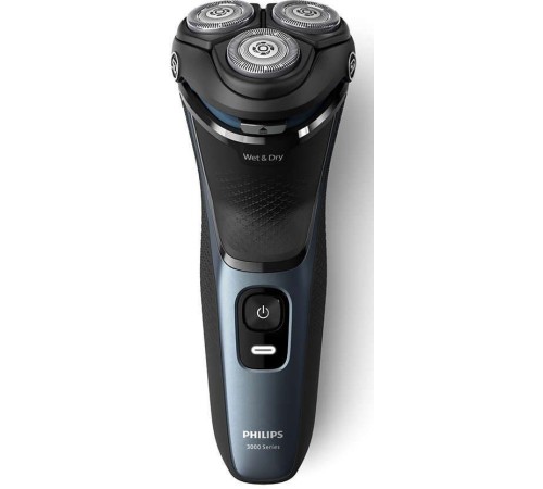 Бритва роторная Philips S3144/00 реж.эл.:3 питан.:аккум. темно-синий