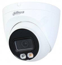 DAHUA DH-IPC-HDW2449TP-S-LED-0360B Уличная купольная IP-видеокамера Full-color с ИИ 4Мп, 1/2.9” CMOS, объектив 3.6мм, видеоаналитика, LED-подсветка до 30м