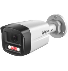 DAHUA DH-IPC-HFW1239TL1P-A-IL-0280B Уличная цилиндрическая IP-видеокамера 2Мп; 1/2.8” CMOS; объектив 2.8мм; ИК-подсветка до 30м, LED-подсветка до 20м
