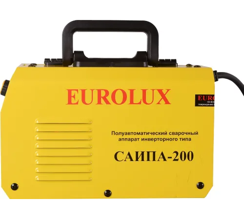 Сварочный полуавтомат Eurolux САИПА-200 инвертор FLUX, MMA,TIG-Lift 4.8кВт Сварочный полуавтомат Eurolux САИПА-200 инвертор FLUX, MMA,TIG-Lift 4.8кВт