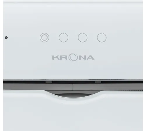 Вытяжка встраиваемая Krona Arven 600 S белый управление: сенсорное (1 мотор)