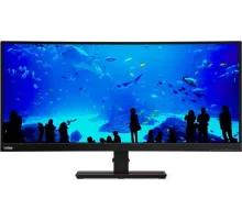 Монитор Lenovo 34" ThinkVision P34w-20 черный IPS LED 4ms 21:9 HDMI M/M матовая HAS Piv 1000:1 300cd 178гр/178гр 3440x1440 60Hz DP Ultra WQHD USB 10.8кг