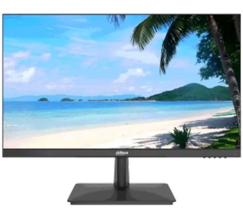 23,8"(16:9) FHD ЖК-монитор. 1920x1080, яркость 250 кд/м2, Контраст 3000:1, углы обзора 178°/178°, время отклика 8 мс, Цвет: 8 бит, VESA: 100?100 мм. Интерфейсы: VGA?1, HDMI?1, Audio In. Динамики ?2, 1.5W Dahua DHI-LM24-H200