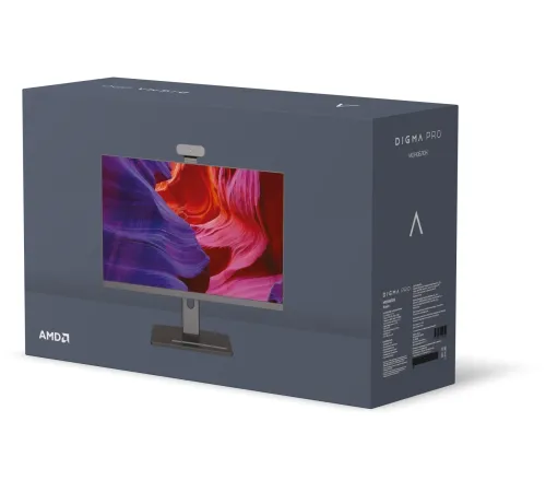 Моноблок Digma Pro Vision 23.8" Full HD i5 12450H (1.7) 16Gb SSD512Gb UHDG CR Windows 11 Professional Eth WiFi BT 90W клавиатура мышь Cam черный 1920x1080