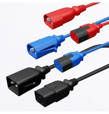 Кабель RakTek P-Lock RTPCL192010R C19-C20 проводник.:3x2.5мм2 1м красный