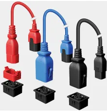 Кабель RakTek P-Lock RTPCL192010B C19-C20 проводник.:3x2.5мм2 1м синий