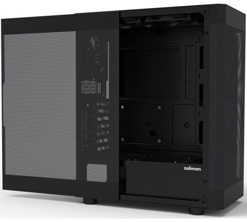 Корпус Zalman i4 черный без БП ATX 5x120mm 2xUSB2.0 1xUSB3.0 audio bott PSU