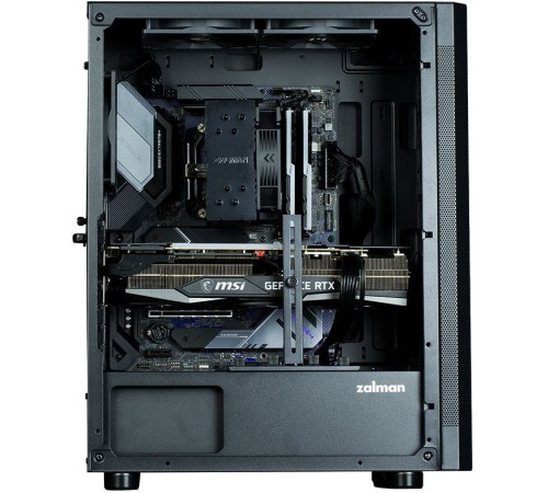Корпус Zalman i4 черный без БП ATX 5x120mm 2xUSB2.0 1xUSB3.0 audio bott PSU