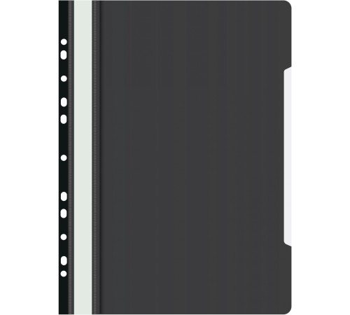 Папка-скоросшиватель Бюрократ PS-P20BLCK A4 прозрач.верх.лист боков.перф. пластик черный Папка-скоросшиватель Бюрократ PS-P20BLCK A4 прозрач.верх.лист боков.перф. пластик черный