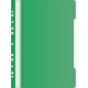 Папка-скоросшиватель Бюрократ PS-P20GRN A4 прозрач.верх.лист боков.перф. пластик зеленый