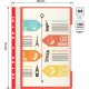 Папка-скоросшиватель Бюрократ PS-P20RED A4 прозрач.верх.лист боков.перф. пластик красный