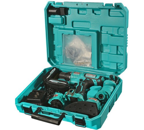 Sturm! CMT1802 Мультитул аккум Sturm! 18В,1BatterySystem, дрель,саб пила,реноватор, шлифмаш,2 акк,кейс [CMT1802]