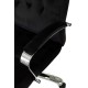 Кресло руководителя Бюрократ T-9928SL Fabric черный Italia Black крестов. металл хром