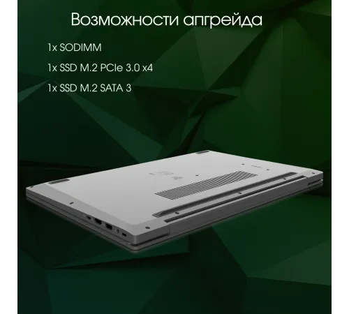 Ноутбук Digma Pro Breve S Core i3 1005G1 8Gb SSD512Gb Intel UHD Graphics 15.6" IPS FHD (1920x1080) Windows 11 Professional dk.grey WiFi BT Cam 4500mAh (DN15P3-8DXW02)