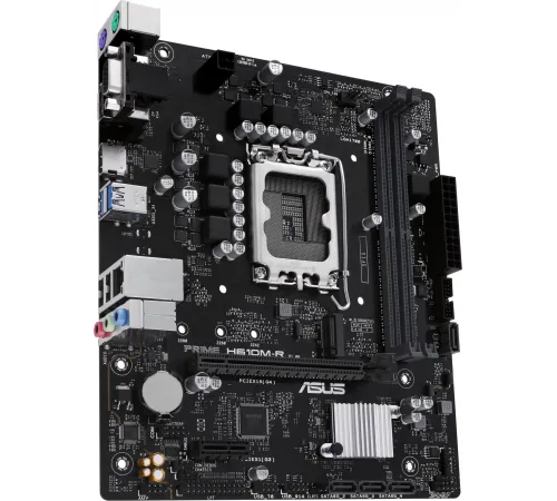 Материнская плата ASUS PRIME H610M-R-SI, LGA1700, H610, 2*DDR5, D-sub+DVI+HDMI, SATA 6.0, M.2, USB 3.2, mATX; 90MB1GL0-M0ECY0 (PRIME H610M-R-SI)