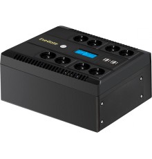 Exegate EX295013RUS ИБП ExeGate NEO Smart LHB-650.LCD.AVR.8SH.CH.RJ.USB <650VA/390W, LCD, AVR, 8*Schuko, RJ45/11, USB, 4*USB-порта для зарядки, Black>