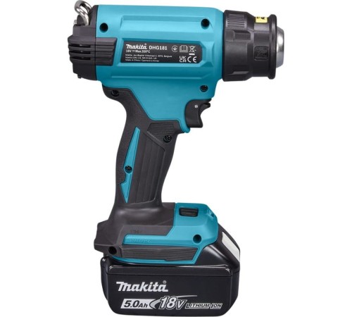 Технический фен Makita DHG181ZK 18Вт темп.150/250/350/450/550С