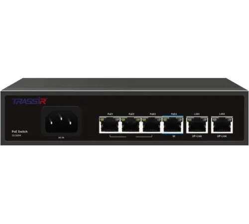 Коммутатор Trassir TR-NS1206-65-4PoE