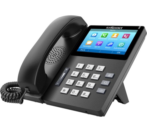 Телефон IP Flyingvoice FIP15G Plus черный (упак.:1шт) Телефон IP Flyingvoice FIP15G Plus черный (упак.:1шт)