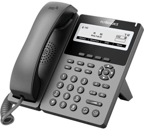 Телефон IP Flyingvoice P22G серый (упак.:1шт) Телефон IP Flyingvoice P22G серый (упак.:1шт)