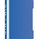 Папка-скоросшиватель Бюрократ PS-P20BLU A4 прозрач.верх.лист боков.перф. пластик синий