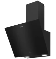 Вытяжка каминная Indesit INHV 6FLM BL черный управление: кнопочное (1 мотор)