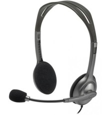 Наушники с микрофоном Logitech H111 серый 2.35м накладные оголовье (981-000588)