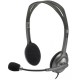 Наушники с микрофоном Logitech H111 серый 2.35м накладные оголовье (981-000588)