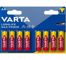 Батарейка Varta LONGLIFE MAX POWER (MAX TECH) LR6 AA BL8 Alkaline 1.5V (4706) (8/160) VARTA 04706101428