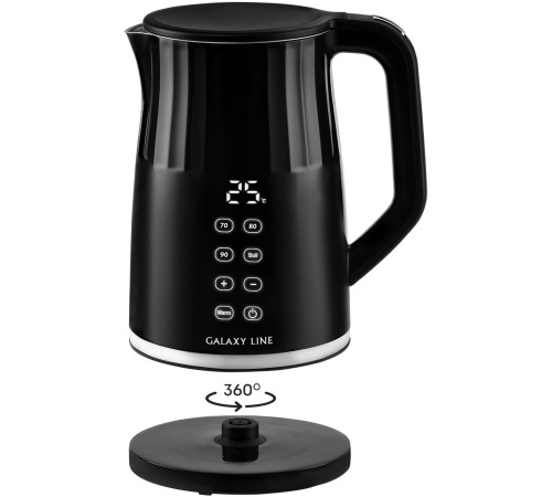 Чайник электрический Galaxy Line GL 0337 1.7л. 2200Вт черный