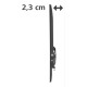 Кронштейн для телевизора Hama 00220809 черный 32"-65" макс.35кг настенный фиксированный