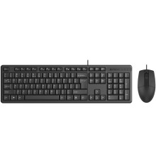 Клавиатура + мышь A4Tech KR-3330 клав:черный мышь:черный USB