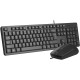 Клавиатура + мышь A4Tech KR-3330S клав:черный мышь:черный USB