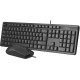 Клавиатура + мышь A4Tech KR-3330S клав:черный мышь:черный USB