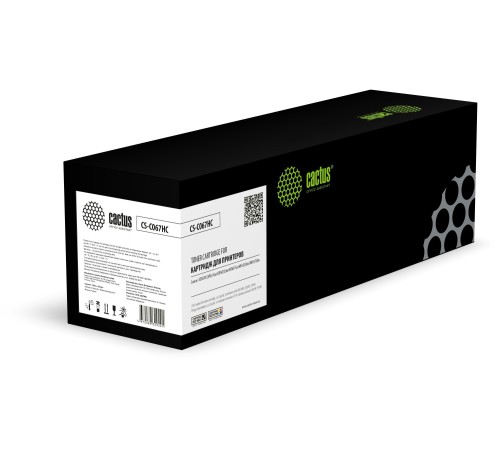 Картридж лазерный Cactus CS-C067HC 067HC голубой (2350стр.) для Canon i-SENSYS LBP631Cw/LBP633Cdw/MF651Cw/MF655Cdw/MF657Cdw