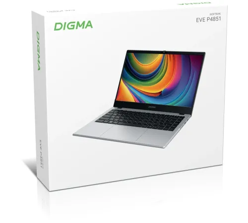 Ноутбук Digma EVE P4851 N200 8Gb SSD256Gb Intel UHD Graphics 14" IPS FHD (1920x1080) Windows 11 Professional silver WiFi BT Cam 5900mAh (DN14N2-8CXW01) Ноутбук Digma EVE P4851 N200 8Gb SSD256Gb Intel UHD Graphics 14" IPS FHD (1920x1080) Windows 11 Professional silver WiFi BT Cam 5900mAh (DN14N2-8CXW01)
