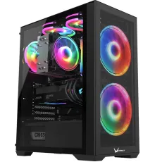 Корпус Formula Air Power G5 DUO черный без БП ATX 2x180mm 1xUSB3.0 1xUSB3.1 audio bott PSU