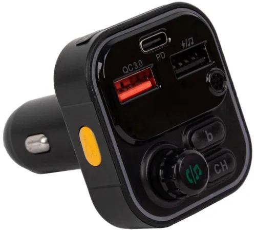 Автомобильный FM-модулятор ACV FMT-130B черный BT USB (40580) Автомобильный FM-модулятор ACV FMT-130B черный BT USB (40580)